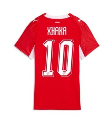 Schweiz Granit Xhaka #10 Hemmatröja Dam VM 2026 Kortärmad